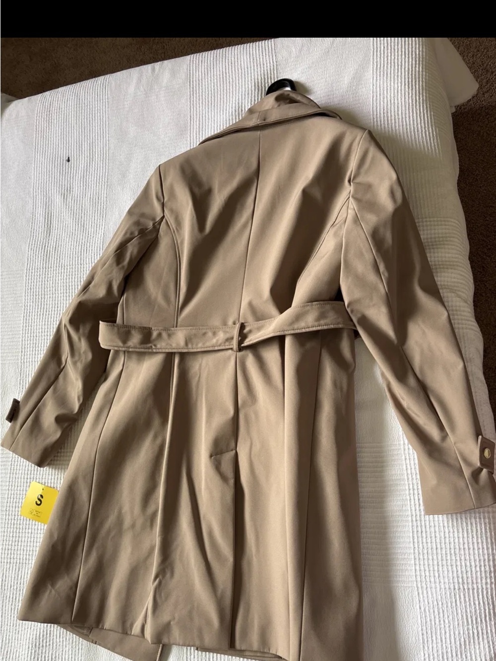 Halston Heritage Tan Trench Coat
